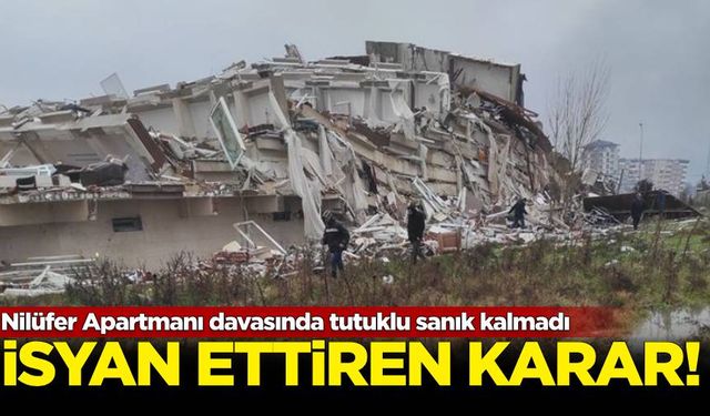 Nilüfer Apartmanı davasında tutuklu sanık kalmadı