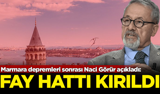 Marmara'daki peş peşe depremler sonrası Naci Görür'den kritik açıklama: Fay hattı kırıldı