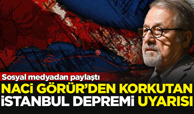 Naci Görür'den korkutan 'İstanbul depremi' açıklaması! Sosyal medyadan paylaştı