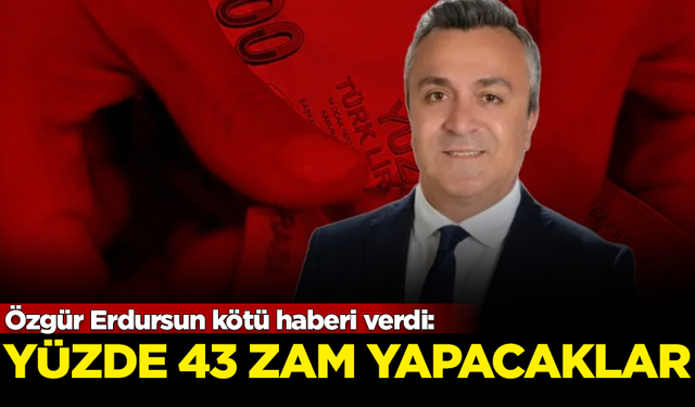 SGK Uzmanı Özgür Erdursun: İhbar ediyorum, yüzde 43 zam yapacaklar