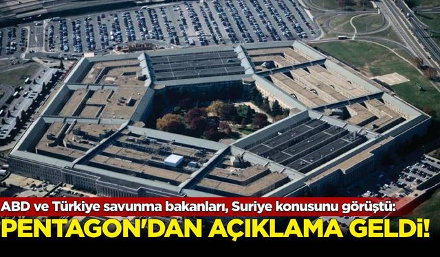 Pentagon açıkladı! ABD ve Türkiye savunma bakanları görüştü