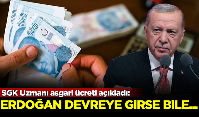 SGK Uzmanı asgari ücreti açıkladı: Erdoğan devreye girse bile...