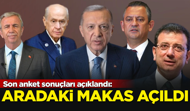 Son anket sonuçları açıklandı: İki isim arasında makas açıldı