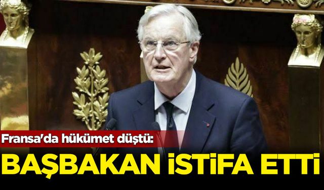 Fransa Başbakanı Barnier görevinden istifa etti