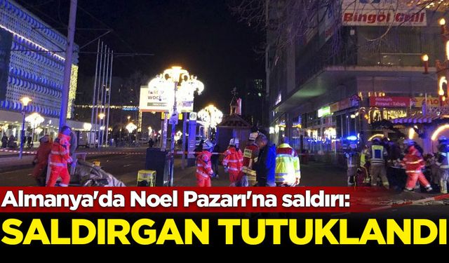 Almanya'da Noel Pazarı'na saldırı: Saldırgan tutuklandı