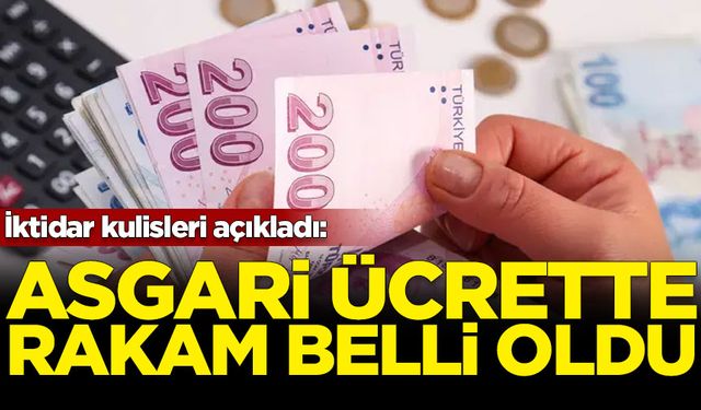 İktidar kulisleri açıkladı: Asgari ücrette rakam belli oldu