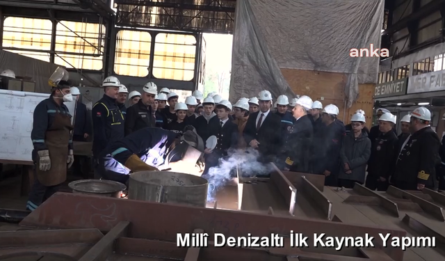 TF-2000 ve Milli Uçak Gemisi’nin ilk sac kesimleri yapıldı