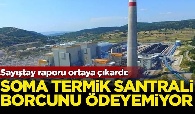 Sayıştay raporu ortaya çıkardı: Özelleştirilen Soma Termik Santrali borcunu ödeyemiyor