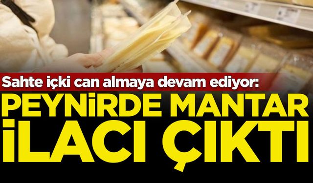 Bakanlık ifşaladı: Peynirde mantar ilacı çıktı