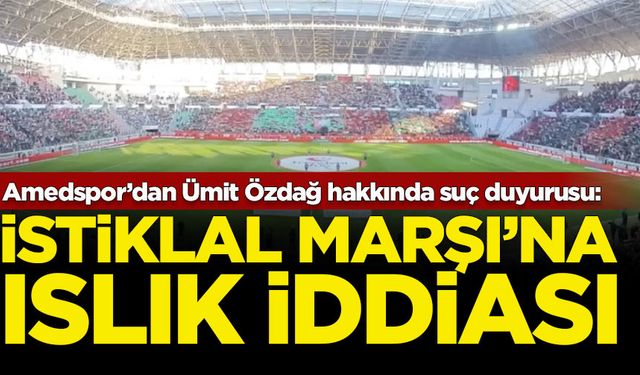 Amedspor’dan Zafer Partisi Genel Başkanı Ümit Özdağ hakkında suç duyurusu