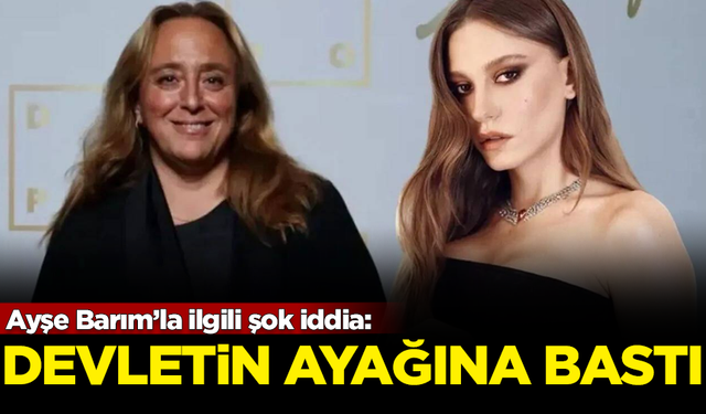 Ayşe Barım'la ilgili gündemi sarsacak iddia: Devletin ayağına bastı