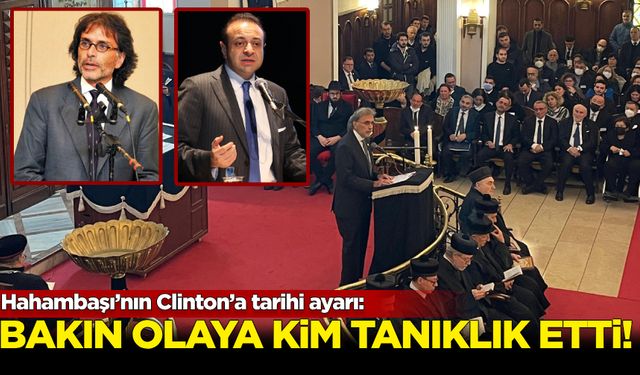 Hahambaşı’nın Clinton’a tarihi ayarı cenazesinde gündeme geldi!