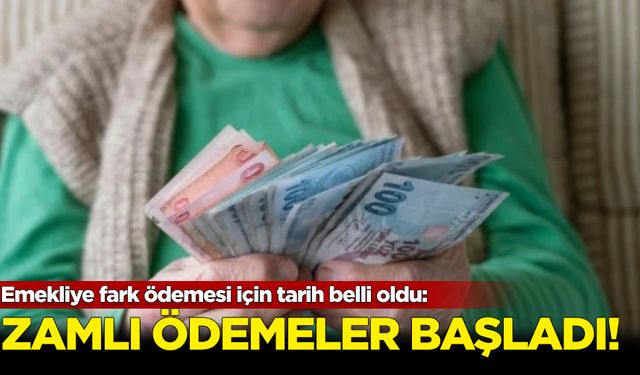 Emekliye fark ödemesi için tarih belli oldu