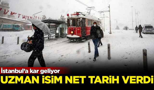 İstanbul’a kar geliyor! Uzman isim net tarih verip açıkladı