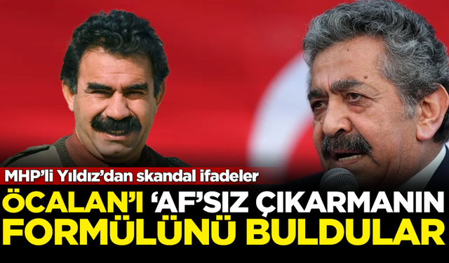 MHP, Öcalan'ı 'Af'sız çıkarmanın formülünü buldu! Feti Yıldız'dan skandal sözler