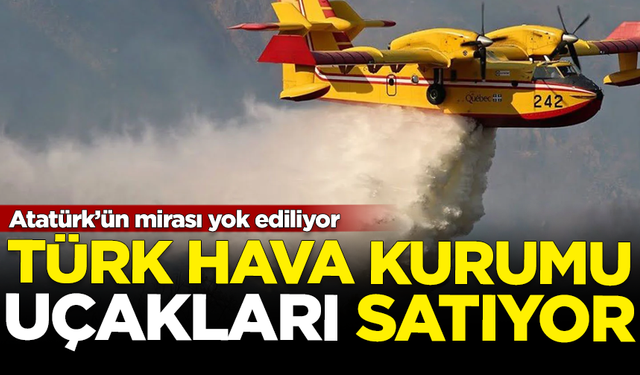 AKP, Atatürk'ün mirasını bitiriyor! Kayyım yönetimindeki Türk Hava Kurumu uçakları satıyor