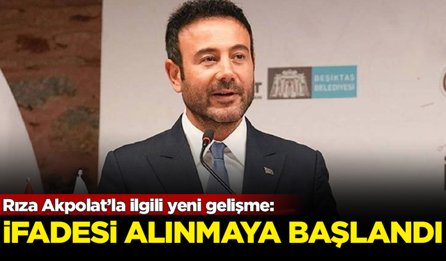 Gözaltına alınan Rıza Akpolat'ın adliyede ifadesi alınmaya başlandı