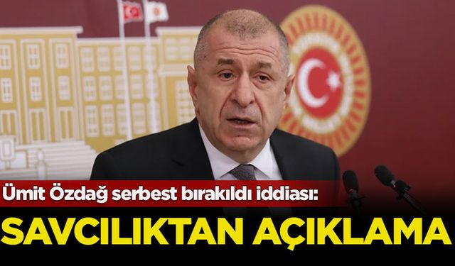 Dün akşam saatlerinde gözaltına alınmıştı: Ümit Özdağ serbest bırakıldı