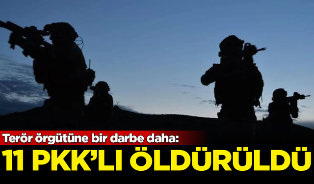 MSB duyurdu: Hakurk, Metina ve Gara bölgelerinde 11 PKK'lı öldürüldü