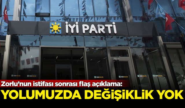 Kürşad Zorlu'nun istifası sonrası İYİ Parti'den flaş açıklama