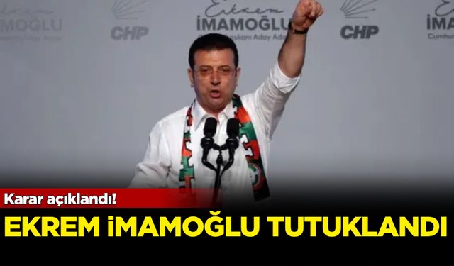 Son dakika: Ekrem İmamoğlu tutuklandı!