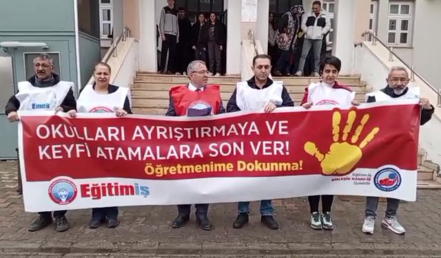 Kars'ta 'proje okulları' protestosu