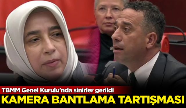 TBMM Genel Kurulu'nda sinirler gerildi! Kamera bantlama tartışması...