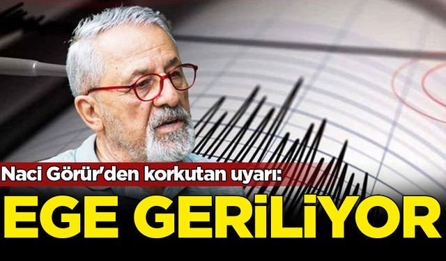 Naci Görür'den korkutan uyarı: Ege geriliyor