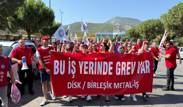 Manisa’da bisiklet işçilerinden grev