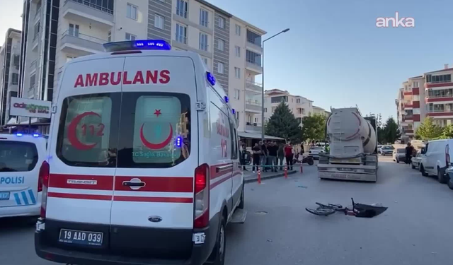 Çorum'da tırın çarptığı 11 yaşındaki çocuk hayatını kaybetti