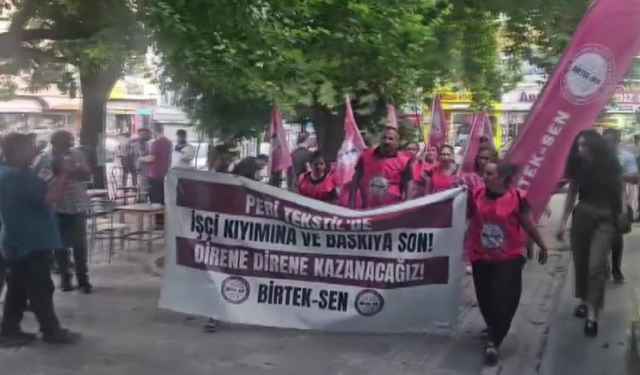 Peri Tekstil işçilerinden direniş çağrısı: Haklarımızla işbaşı yapmak istiyoruz