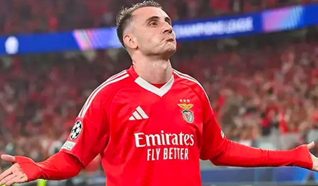 Fenerbahçe'yle anlaşan Kerem Aktürkoğlu, Benfica'ya veda etti