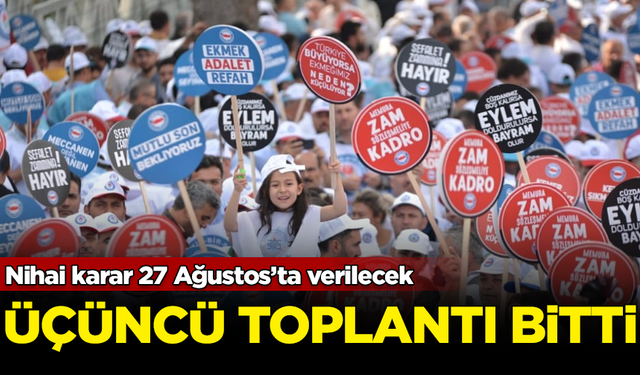 Memura zamda Hakem Kurulu'nun üçüncü toplantısı sona erdi! Nihai karar 27 Ağustos'ta verilecek