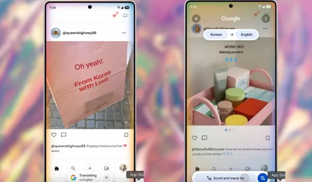Google, Circle to Search’e yeni çeviri özelliği getiriyor