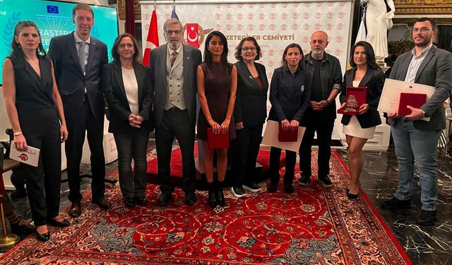 Avrupa Birliği Araştırmacı Gazetecilik Ödülleri Ankara'da sahiplerini buldu