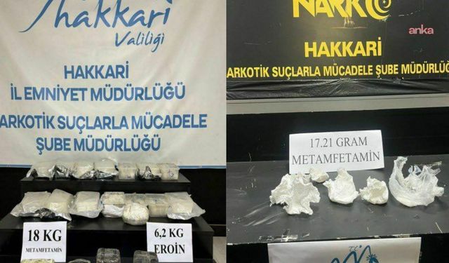 Hakkari’de 26 Kilo uyuşturucu ele geçirildi