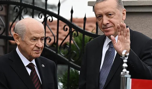Erdoğan ve Bahçeli Beştepe'de görüştü