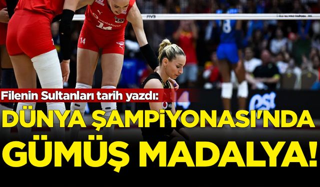 Filenin Sultanları tarih yazdı: Dünya Şampiyonası’nda gümüş madalya