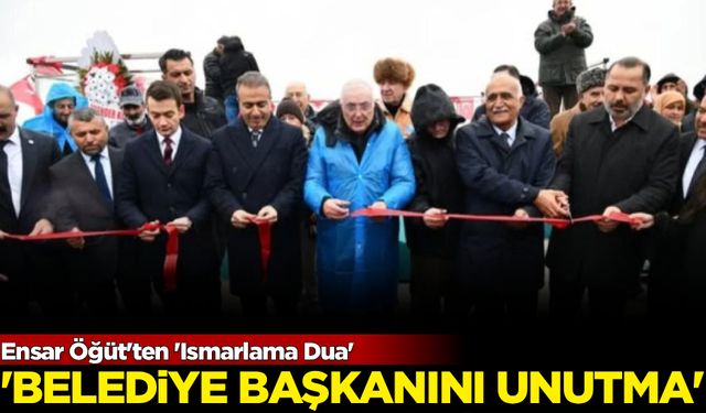 Açılışta dua okuyan imamı böldü... Ensar Öğüt'ten  'Ismarlama dua'!