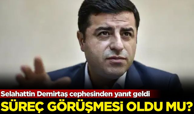 'Süreç görüşmesi' oldu mu? Selahattin Demirtaş cephesinden yanıt geldi