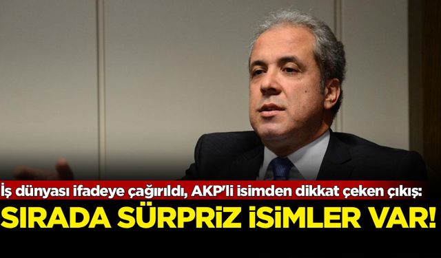 AKP'li isim Şamil Tayyar'dan dikkat çeken çıkış