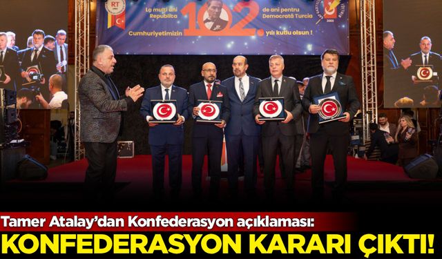 Tamer Atalay’dan Konfederasyon açıklaması