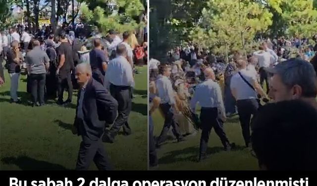 Süleymancılar Ankara Emniyet Müdürlüğü önünde toplanmaya başladı