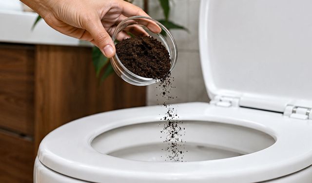 Kahve telvesini sakın çöpe atmayın! Banyodaki kötü kokuyu bakın nasıl yok ediyor