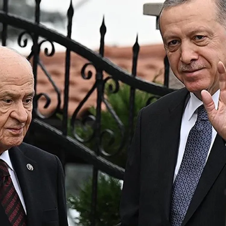 Erdoğan ve Bahçeli Beştepe'de görüştü
