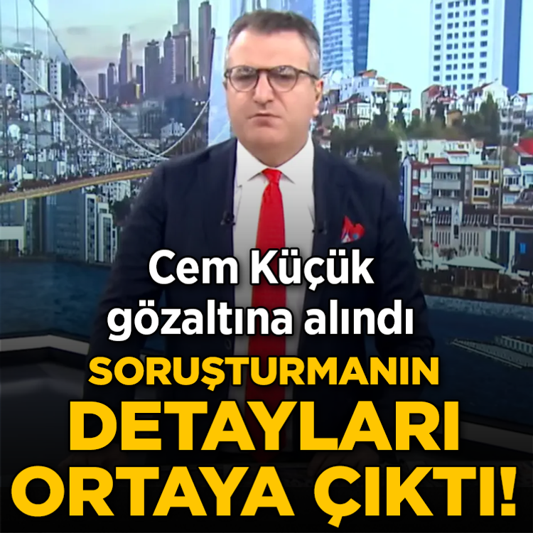 Gazeteci Cem Küçük gözaltına alındı