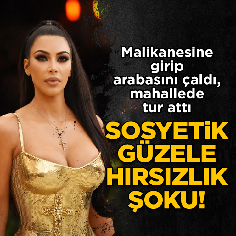 Kim Kardashian’ın 60 milyon dolarlık evine hırsız girdi: Arabasını alıp mahallede dolaştı
