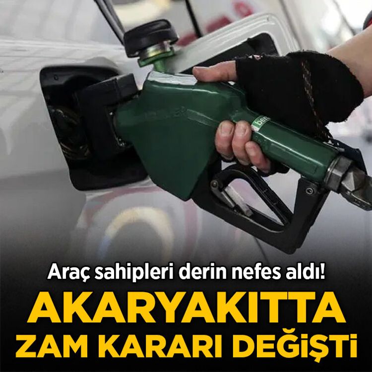 Araç sahipleri derin nefes aldı! Akaryakıtta zam kararı değişti
