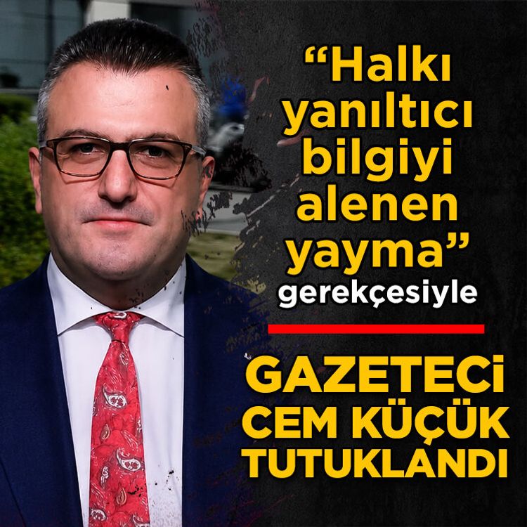 Gazeteci Cem Küçük tutuklandı!