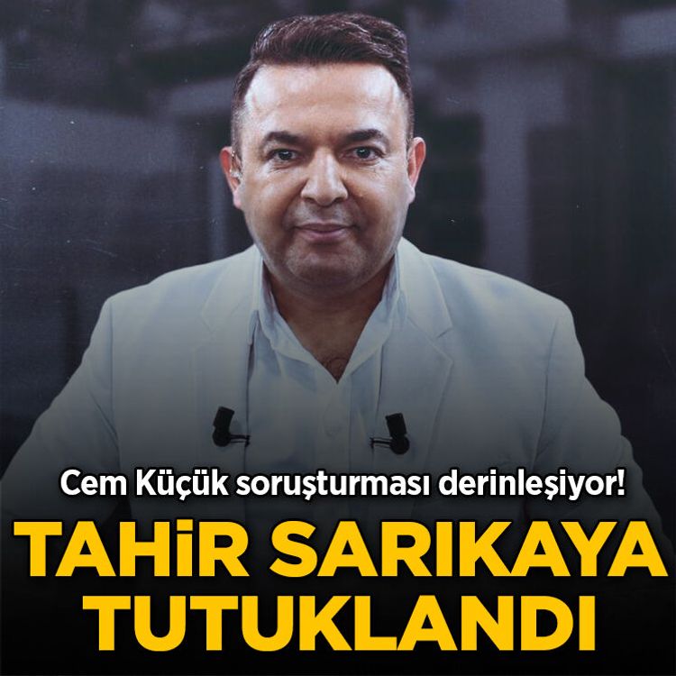 Televizyoncu Tahir Sarıkaya tutuklandı